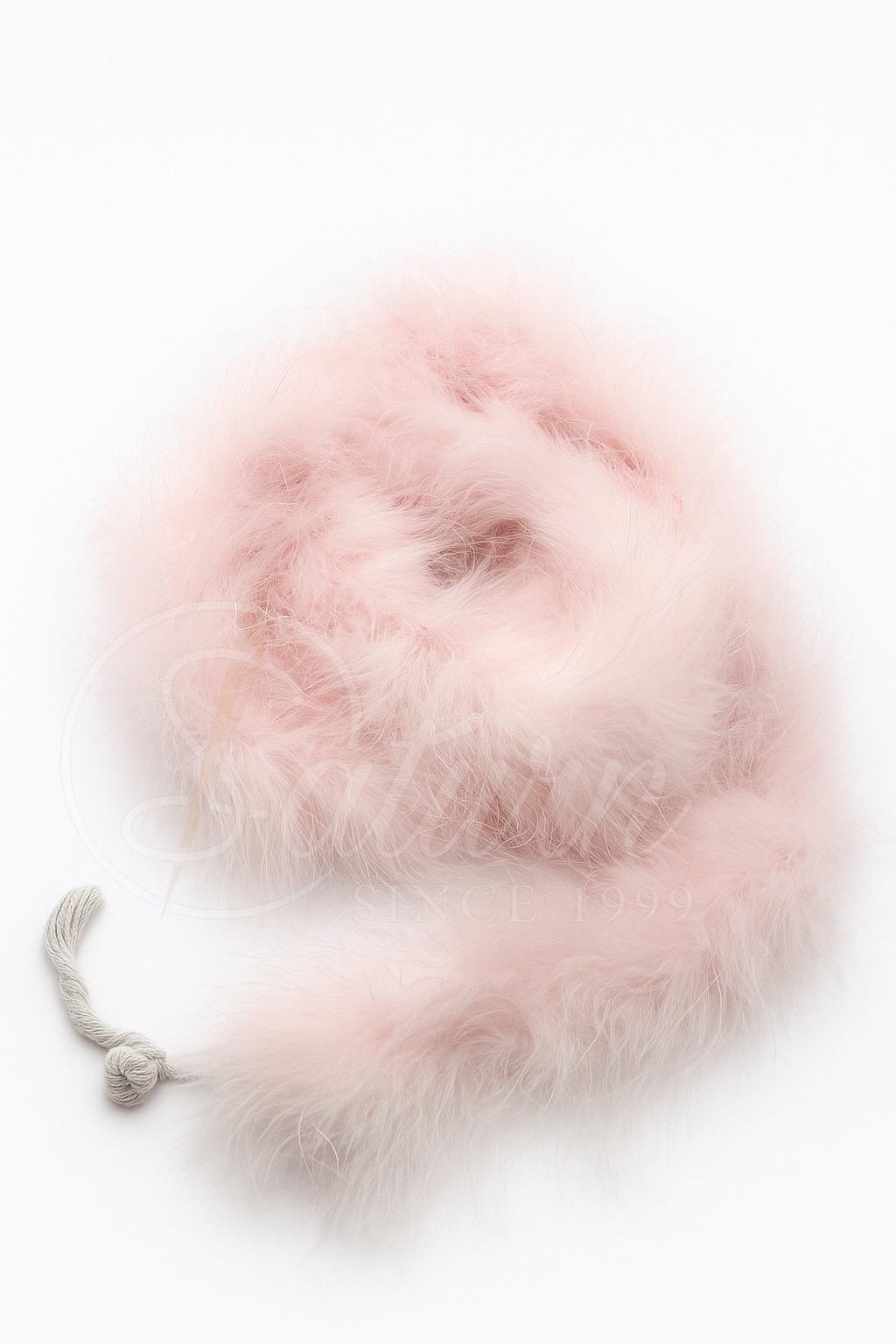 Sal puf bogat coada de pisica-50gr,2metri-fluffy,blana naturala,pentru costume si cosplay