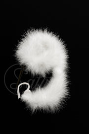 Sal puf coada de pisica-30gr,2metri fluffy,blana naturala,pentru costume si cosplay