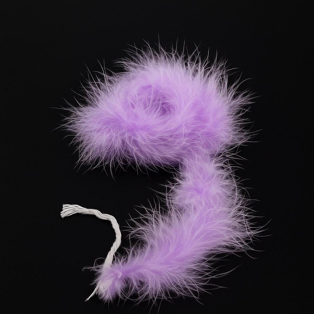 Sal puf de pisica -13gr,2metri -fluffy,blana naturala,pentru costume si cosplay