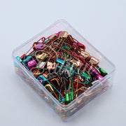 Ace siguranta metalice mari 5,5cm – 100 buc cutia, culori mixte