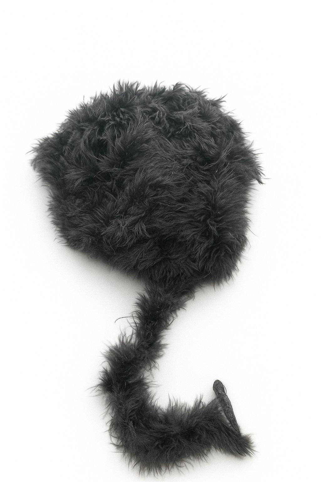 Sal puf coada de pisica-50gr,10metri fluffy,blana naturala,pentru costume si cosplay