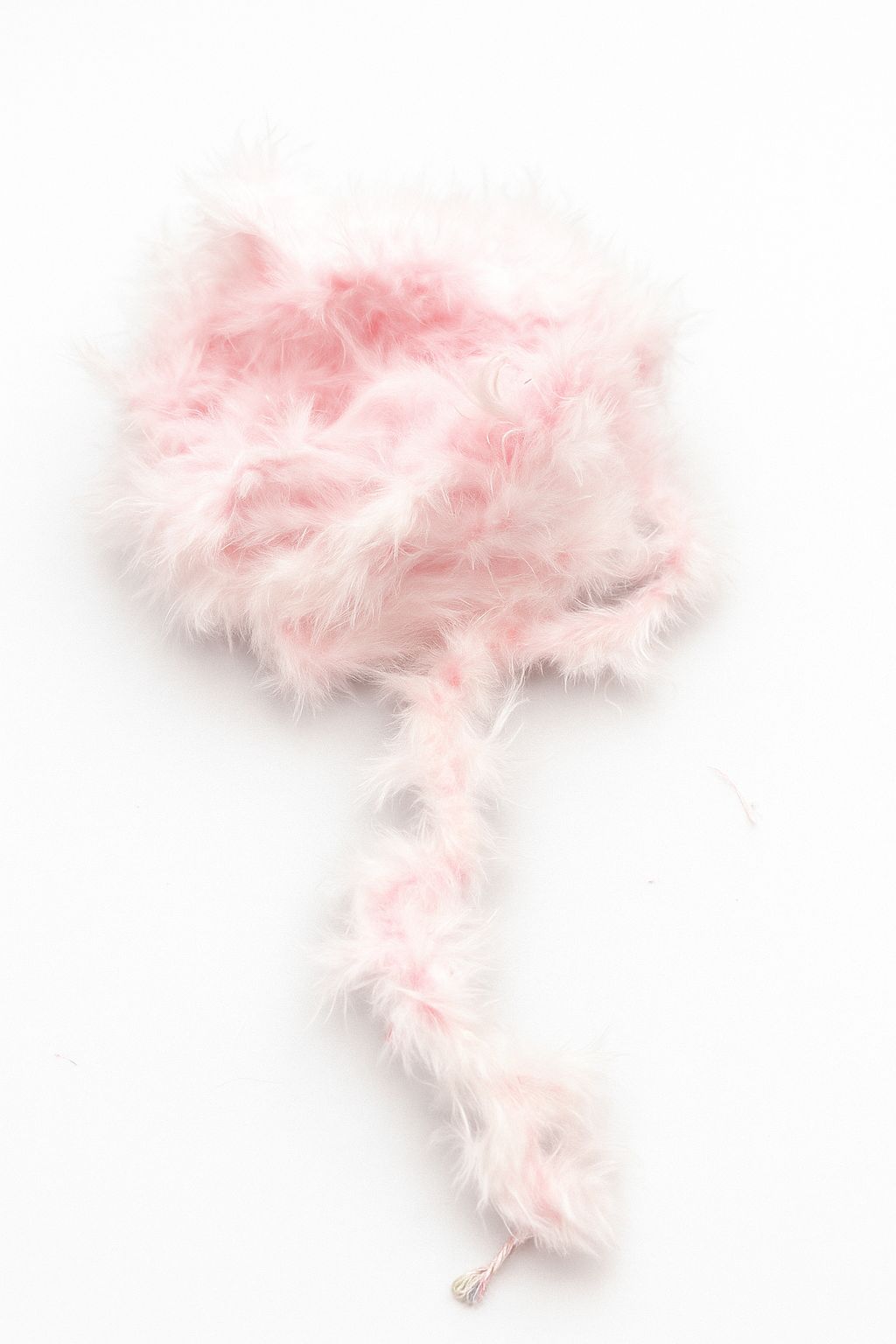 Sal puf coada de pisica-50gr,10metri fluffy,blana naturala,pentru costume si cosplay