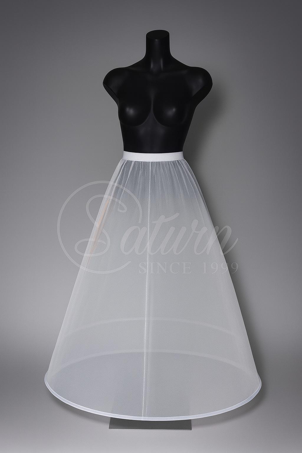 Crinolina rochie 110x290/110x220 cm, 1–9 cercuri – jupon cu cerc pentru rochii de mireasa și gala