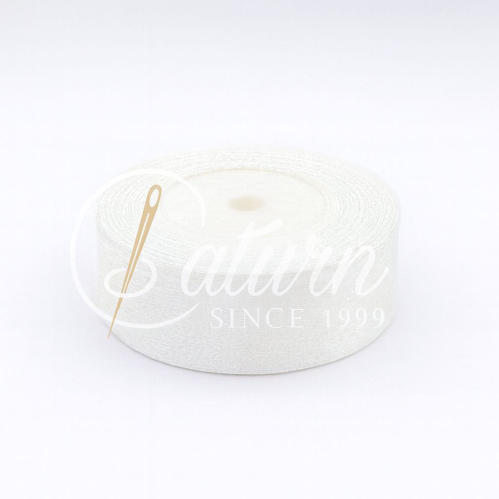 Banda satin 15 mm – 25 yards( aprox.22,8 metri ),diferite culori , pentru decor și croitorie