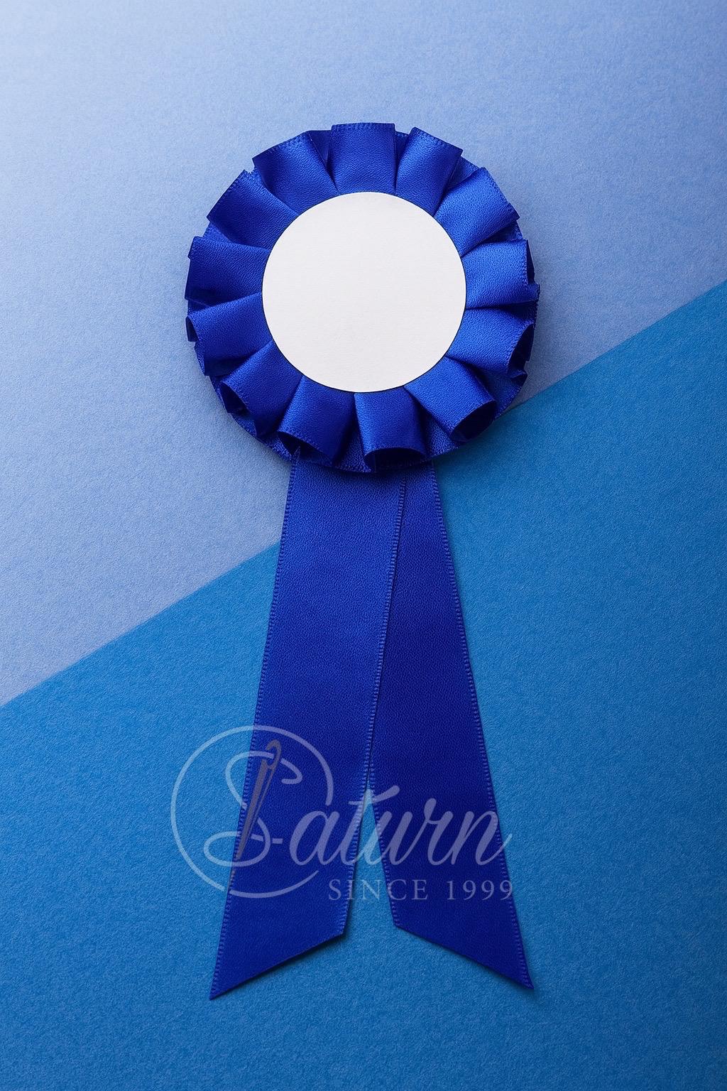 Cocarde din saten cu agrafa, 7.5× 14 cm, set 100 bucati – rozeta pentru evenimente