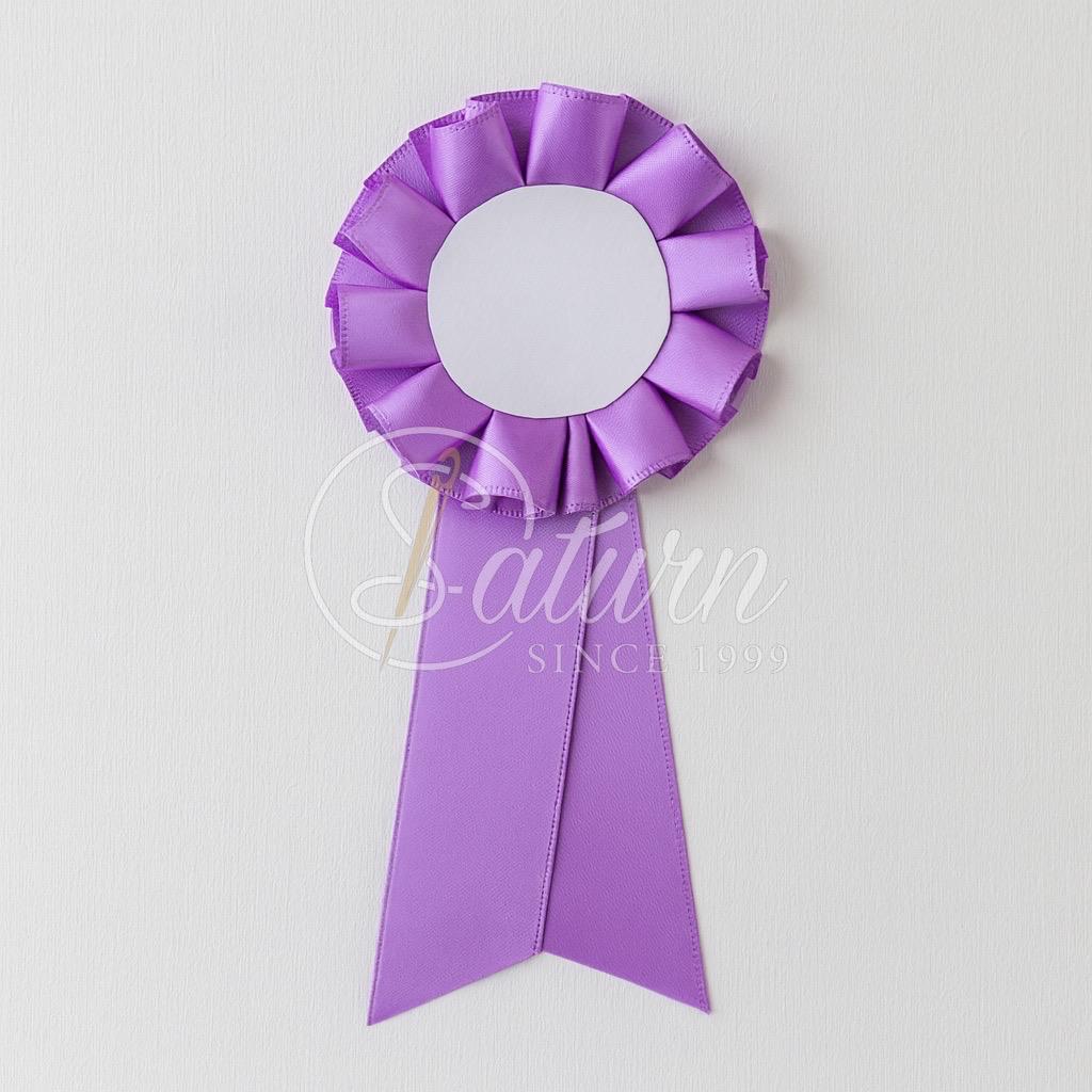 Cocarde din saten cu agrafa, 7.5× 14 cm, set 100 bucati – rozeta pentru evenimente