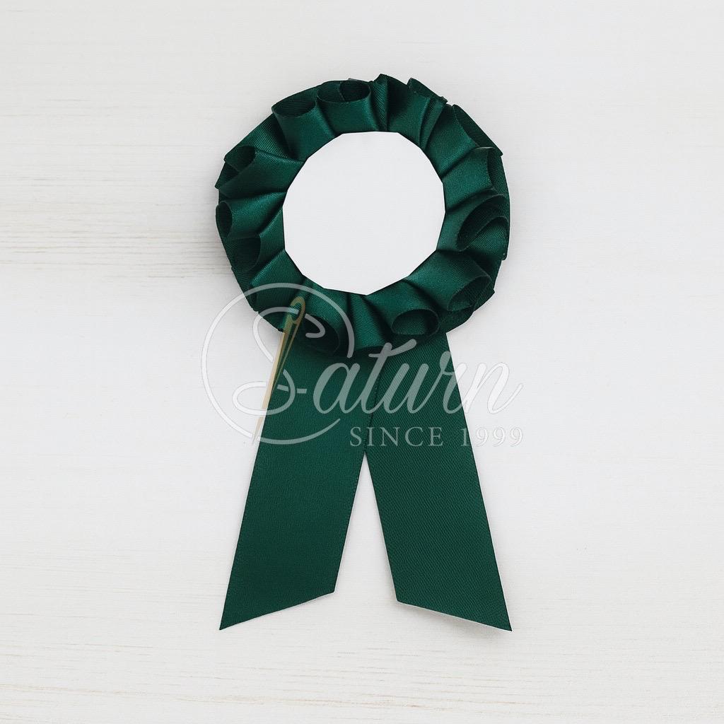 Cocarde din saten cu agrafa, 7.5× 14 cm, set 100 bucati – rozeta pentru evenimente