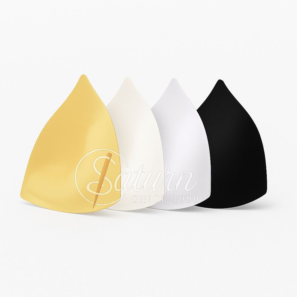 Cupe triunghiulare sutien– bej, alb, negru | Bureti modelatori pentru sutiene și costume de baie cu push up (BANANA)