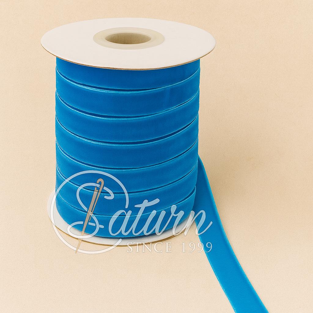 Banda De Catifea Premium –1cm, 20 Yards/Rola(18.3Metri)  – Diverse Culori