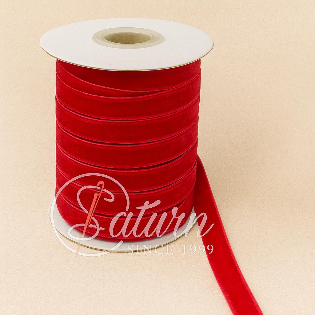 Banda De Catifea Premium –1cm, 20 Yards/Rola(18.3Metri)  – Diverse Culori