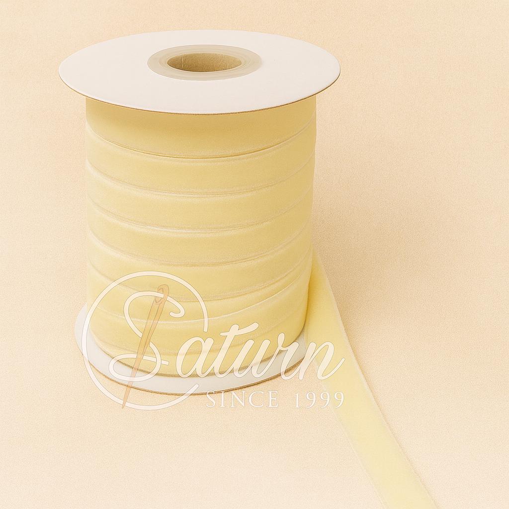 Banda De Catifea Premium –1cm, 20 Yards/Rola(18.3Metri)  – Diverse Culori