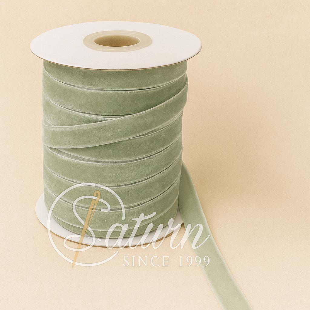 Banda De Catifea Premium –1cm, 20 Yards/Rola(18.3Metri)  – Diverse Culori