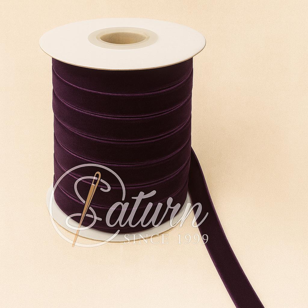 Banda De Catifea Premium –1cm, 20 Yards/Rola(18.3Metri)  – Diverse Culori