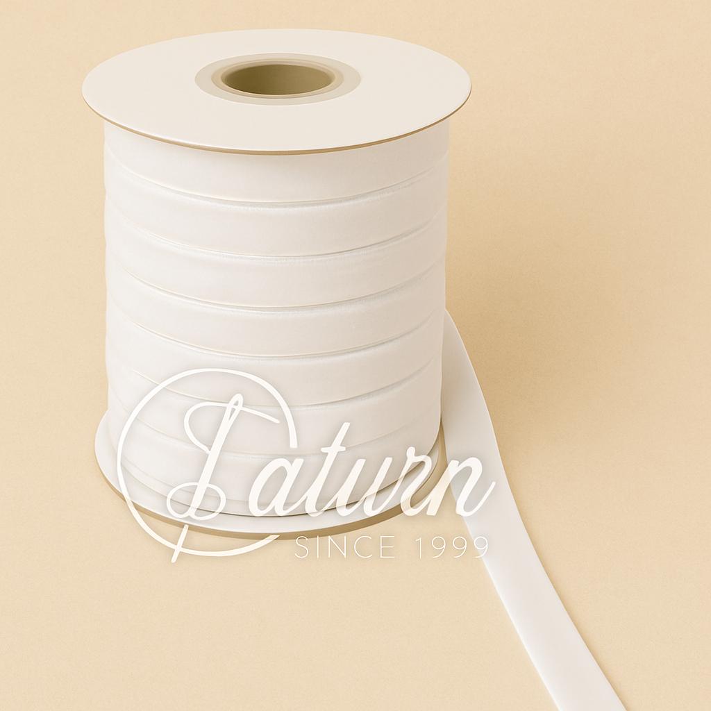 Banda din Catifea Premium –1cm, 20 Yards/Rola(18.3Metri)  – Diverse Culori