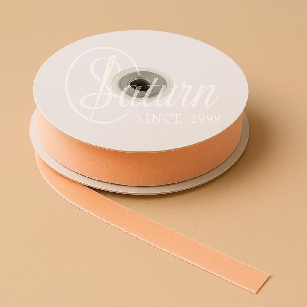 Banda De Catifea Premium –1,5cm, 20 Yards/Rola (18.3Metri) – Diverse Culori