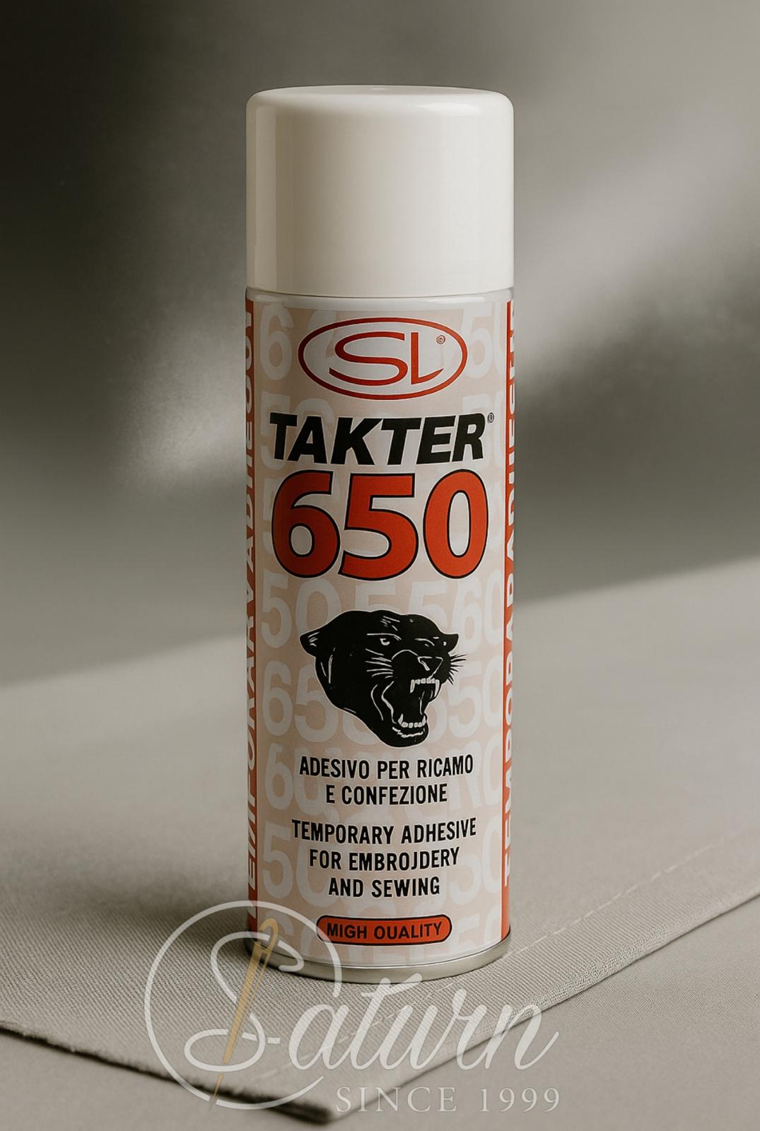 Spray Adeziv Temporar TAKTER 650 – Lipire Textila pentru Broderie si Cusut