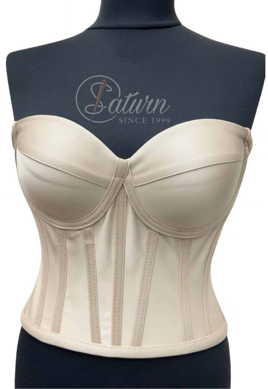 Corset Modelator Cu Cupe, Material Tafta M8