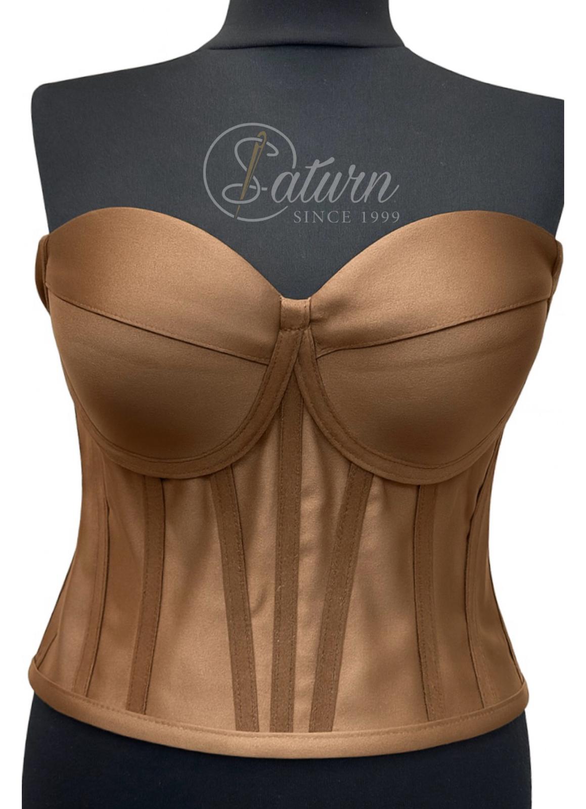 Corset Modelator Cu Cupe, Material Tafta M8