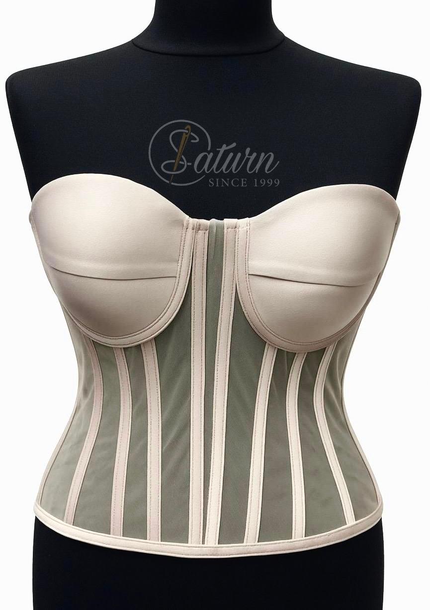 Corset Modelator cu Decupaj Rafinat In Cupe M2