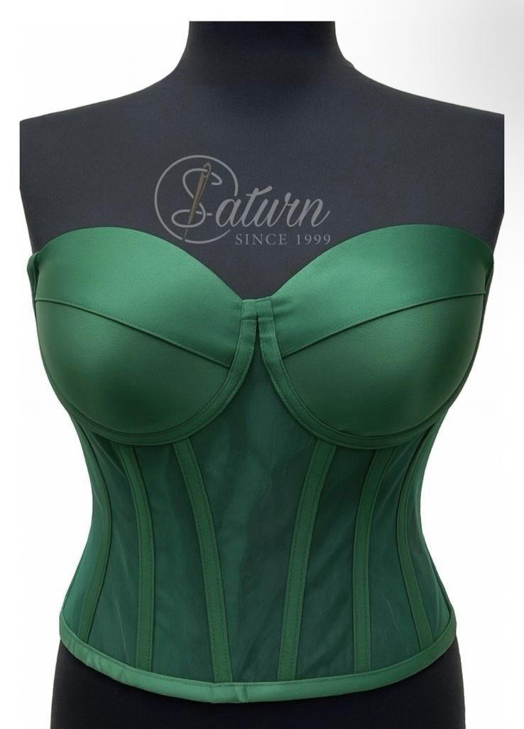 Corset Modelator Cu Cupe, Material Satin M1