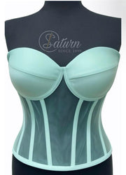 Corset Modelator Cu Cupe, Material Satin M1
