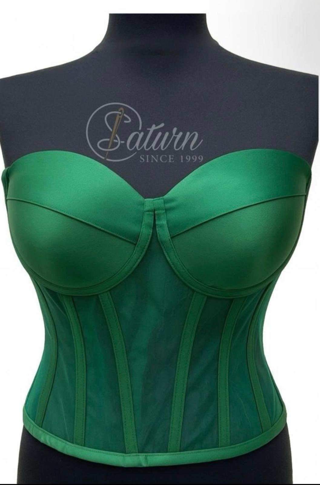 Corset Modelator Cu Cupe, Material Satin M1