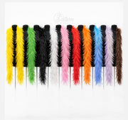 Sal din pene de strut natural – 2 straturi, extra pufos, lungime 2m | Accesoriu Glam de Lux