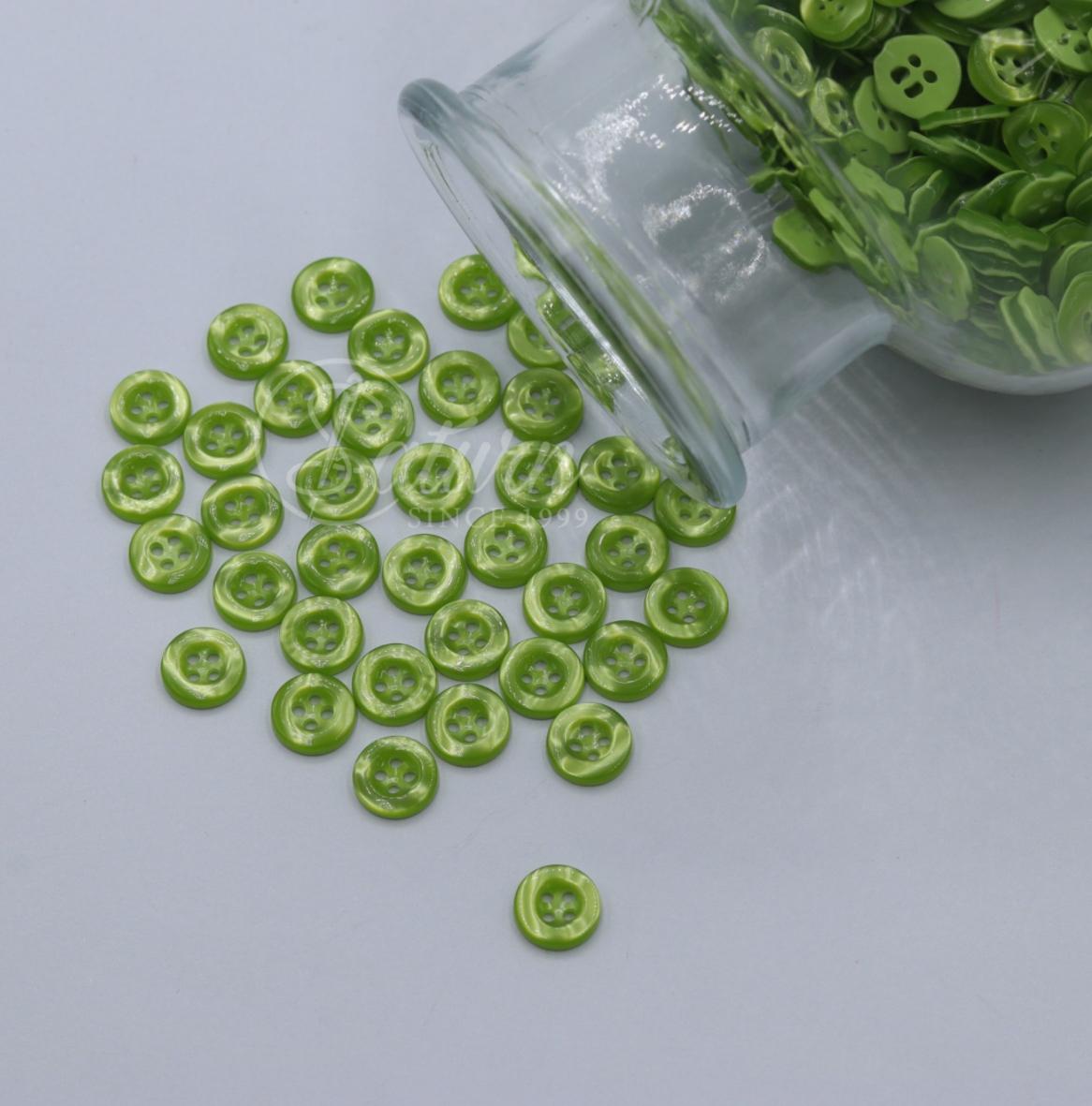 Nasturi din plastic,colorati 4 gauri/18L 1000Buc /Punga