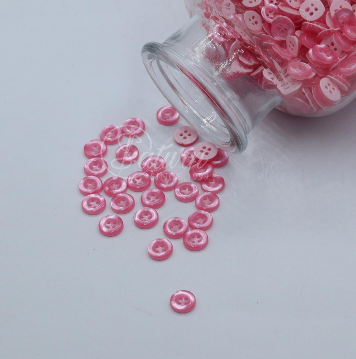 Nasturi din plastic,colorati 4 gauri/18L 1000Buc /Punga