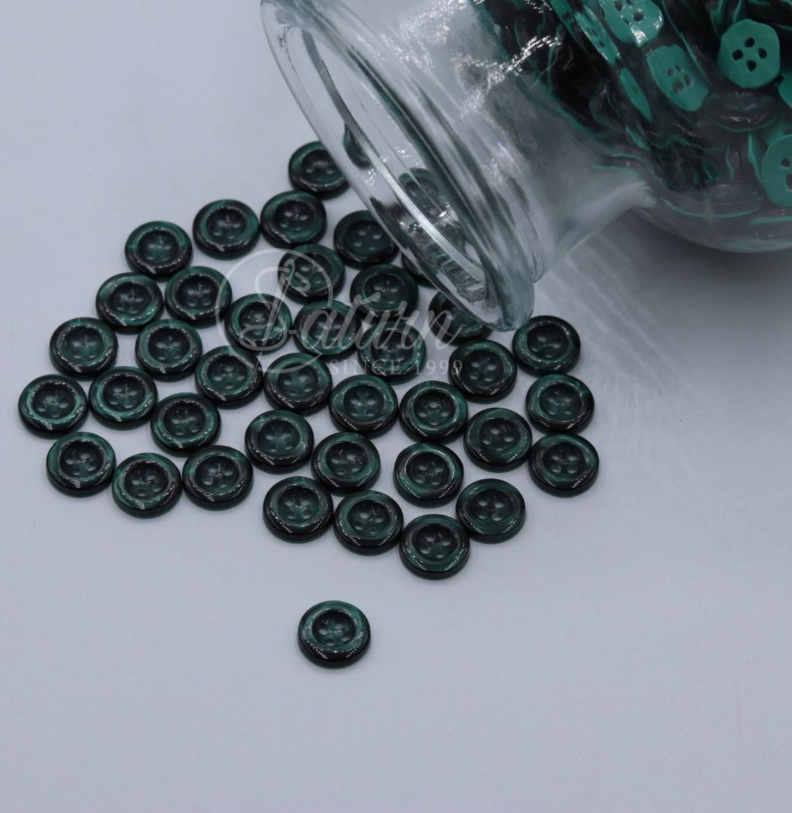 Nasturi din plastic,colorati 4 gauri/18L 1000Buc /Punga