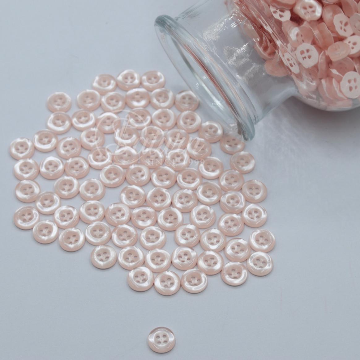 Nasturi din plastic,colorati 4 gauri/18L 1000Buc /Punga