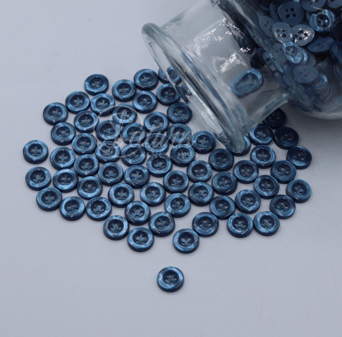 Nasturi din plastic,colorati 4 gauri/18L 1000Buc /Punga