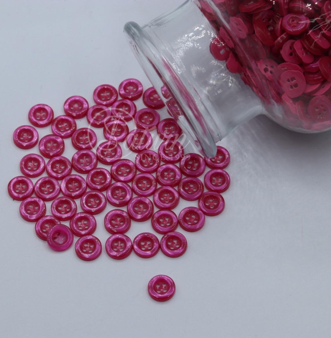 Nasturi din plastic,colorati 4 gauri/18L 1000Buc /Punga