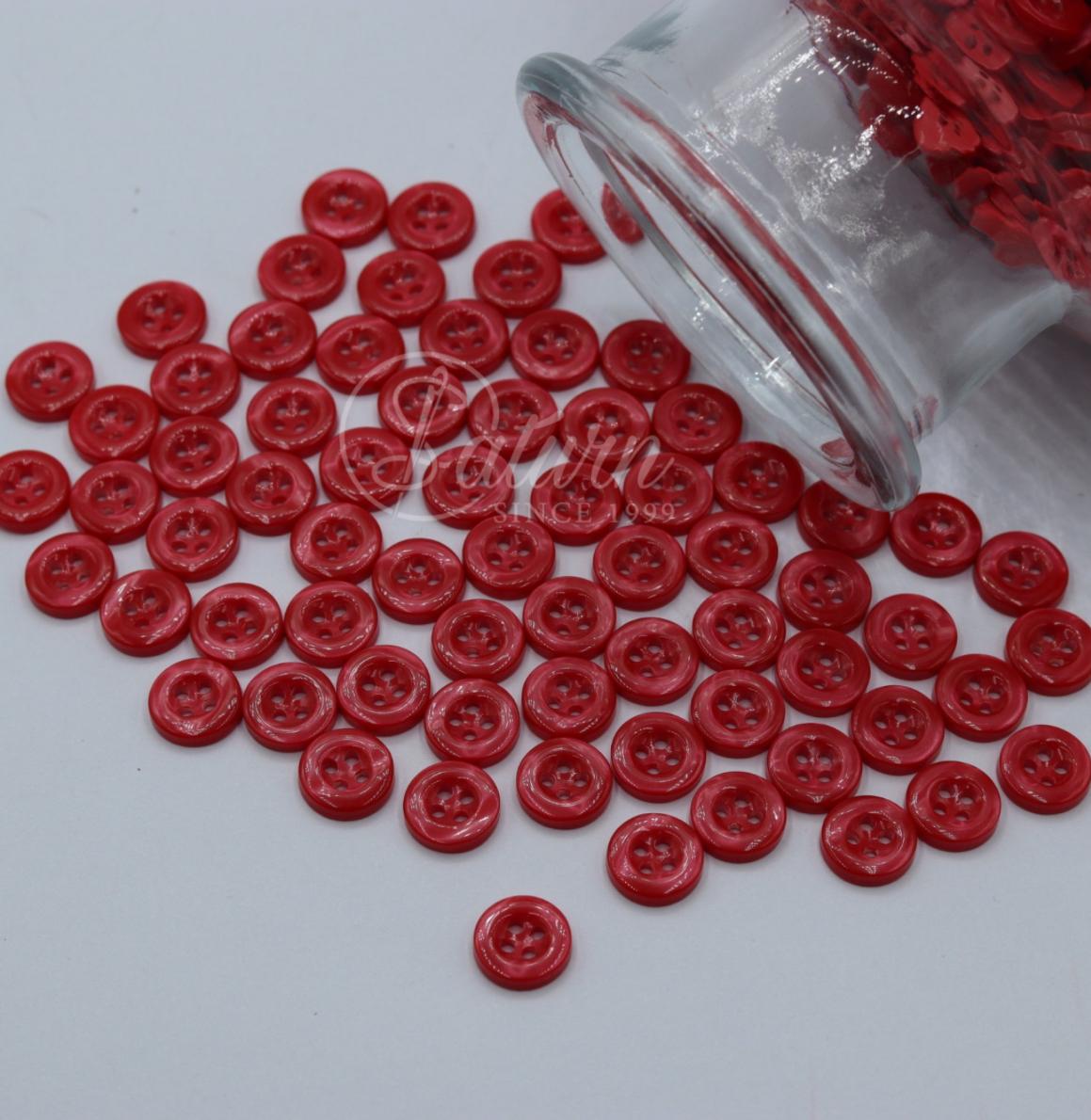 Nasturi din plastic,colorati 4 gauri/18L 1000Buc /Punga