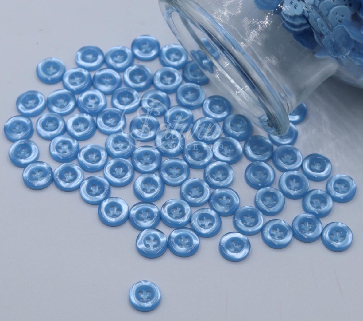 Nasturi din plastic,colorati 4 gauri/18L 1000Buc /Punga