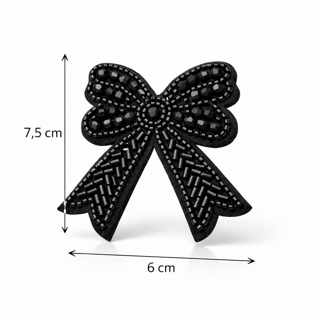 Aplicatie decorativa de cusut tip funda din pietre multicolor AB – 7,5 × 6 cm