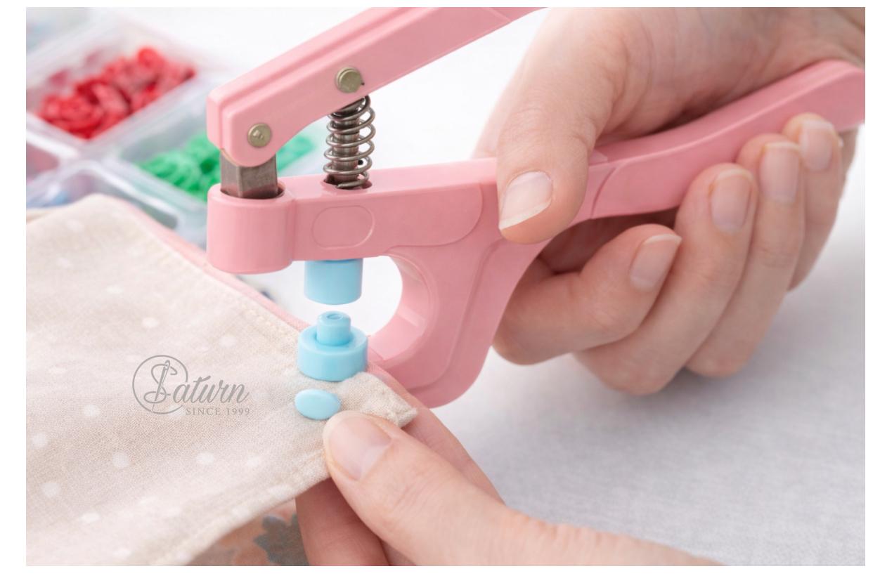 Set cleste capse textile cu capse colorate, accesorii croitorie, haine copii, DIY