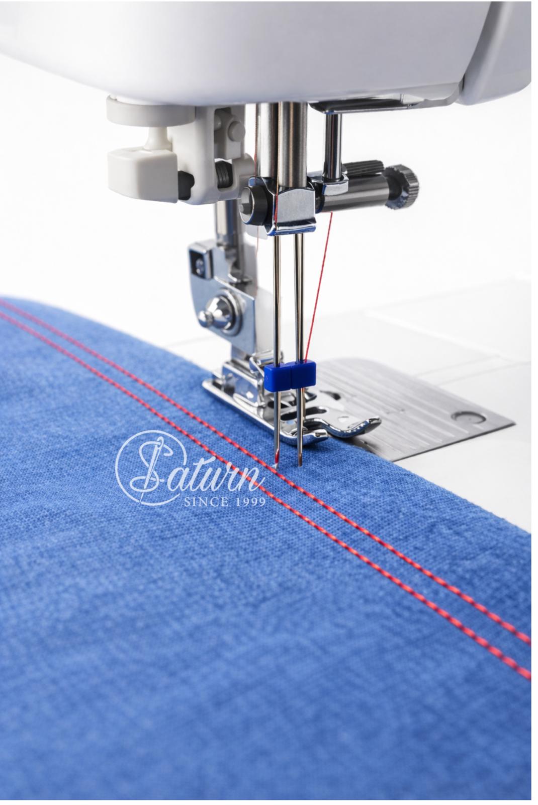 Ac PLATIN dublu universal pentru masina de cusut 14/90 ,4mm – cusaturi decorative și tivuri perfecte/la Set de 3 ace