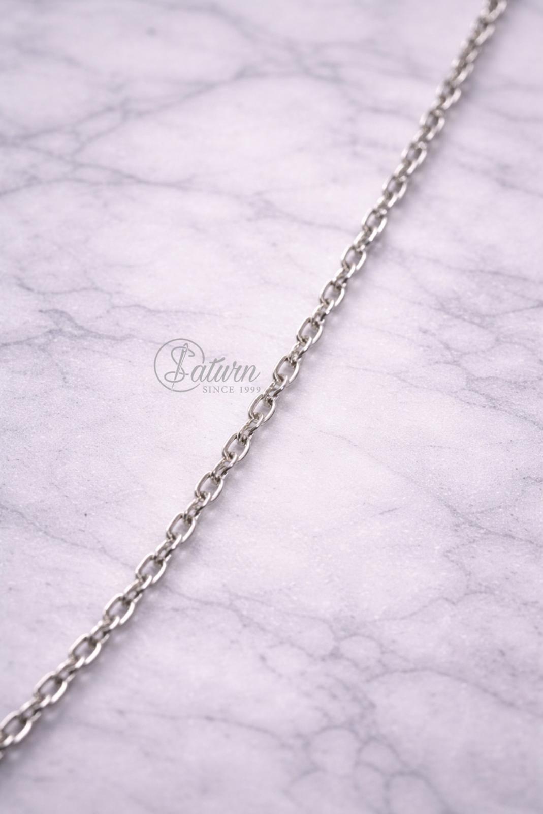 Lant Metalic 2mm (100 Metri/Rola) Lant decorativ pentru genti, accesorii si bijuterii