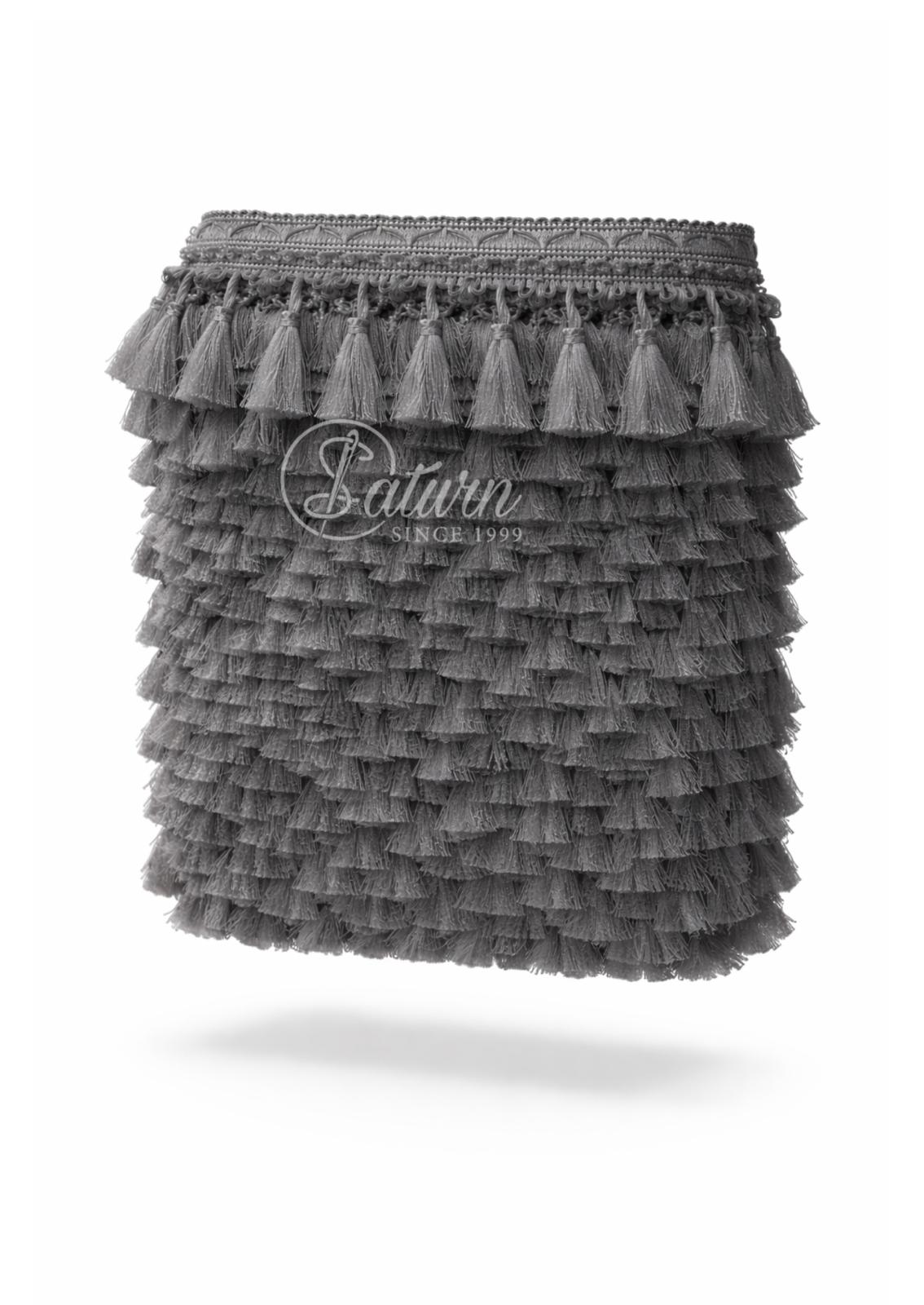 Franjuri decorativi din poliester – latime 8,5 cm | Accesoriu textil pentru draperii si decoratiuni/la metru