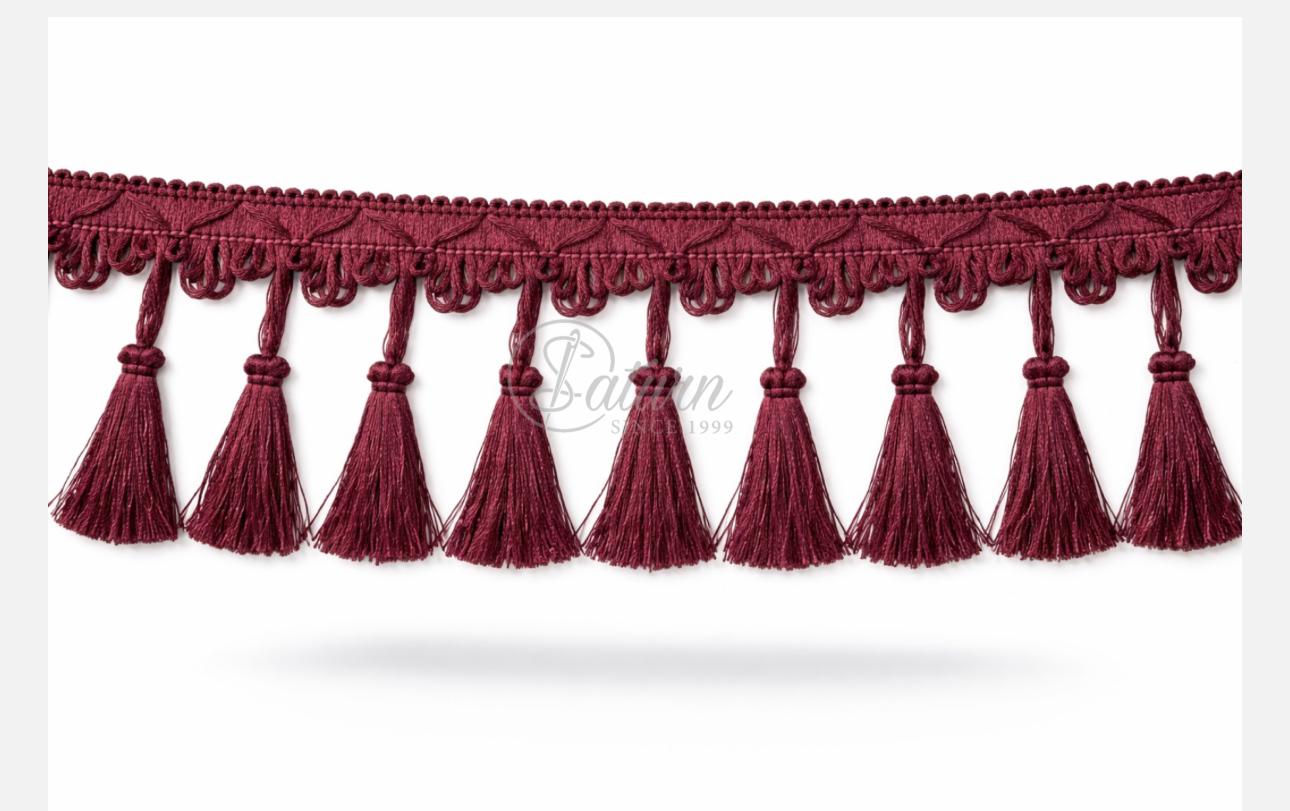 Franjuri decorativi din poliester – latime 8,5 cm | Accesoriu textil pentru draperii si decoratiuni/la metru