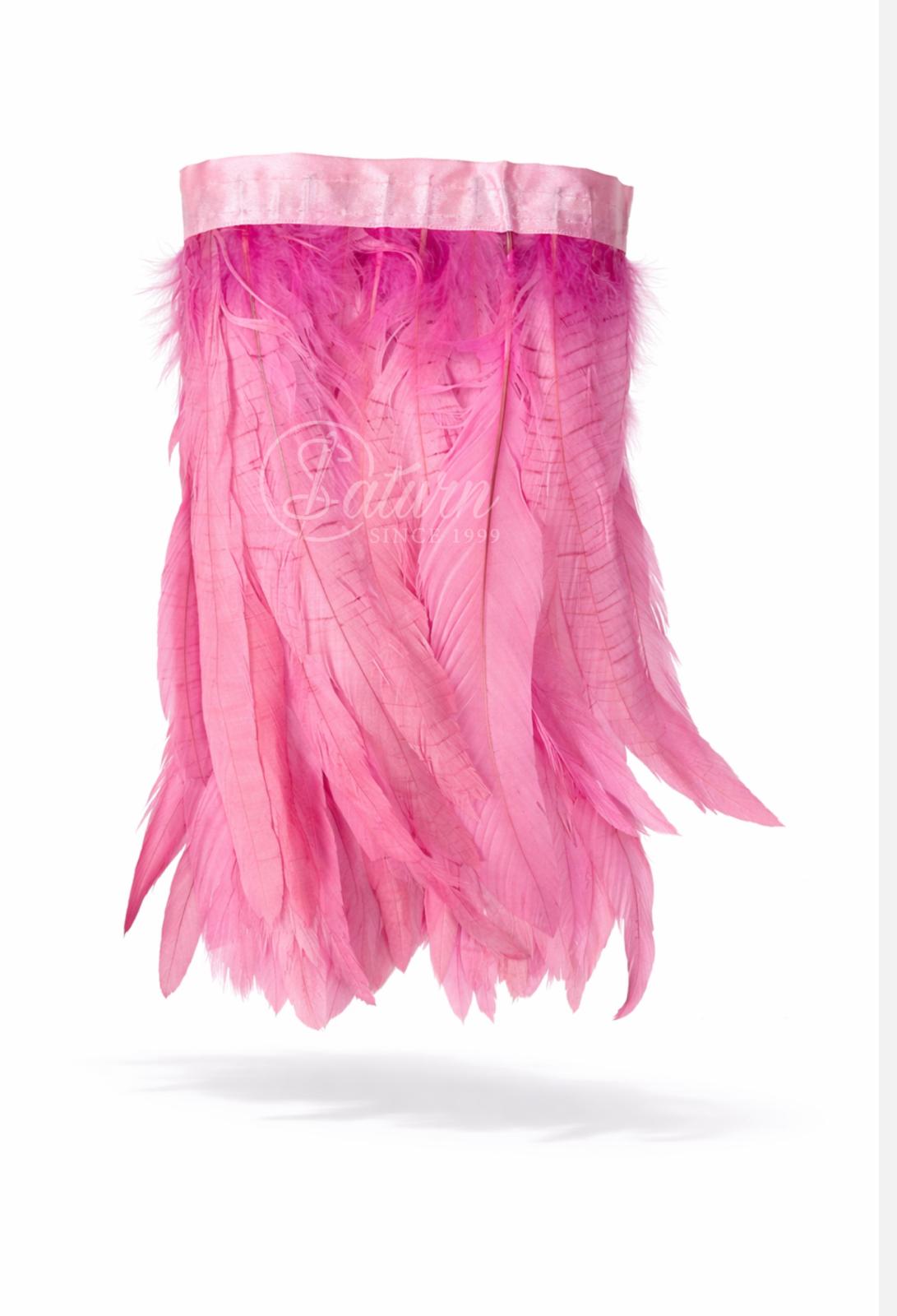 Pene Decorative de Cocos – 2 Metri/Pachet, Lungime 30 cm, Culori Variate