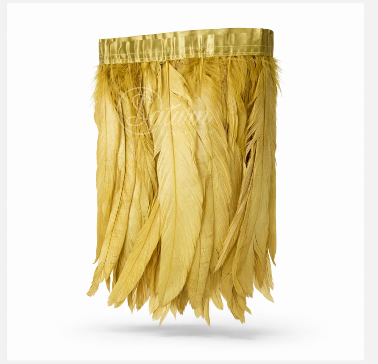 Pene Decorative de Cocos – 2 Metri/Pachet, Lungime 30 cm, Culori Variate