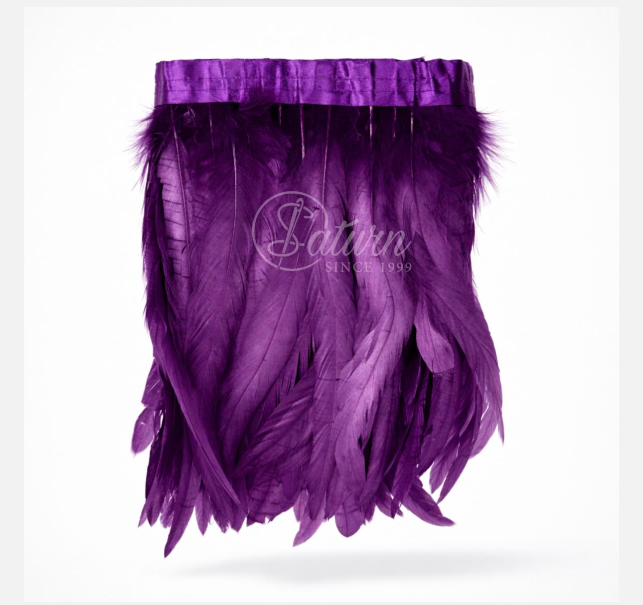 Pene Decorative de Cocos – 2 Metri/Pachet, Lungime 30 cm, Culori Variate