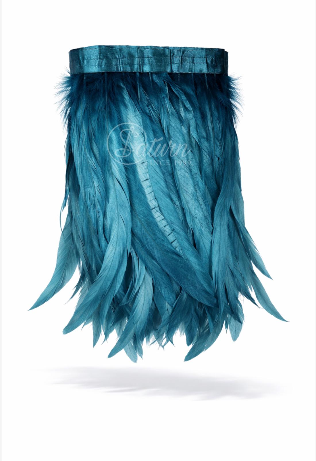 Pene Decorative de Cocos – 2 Metri/Pachet, Lungime 30 cm, Culori Variate