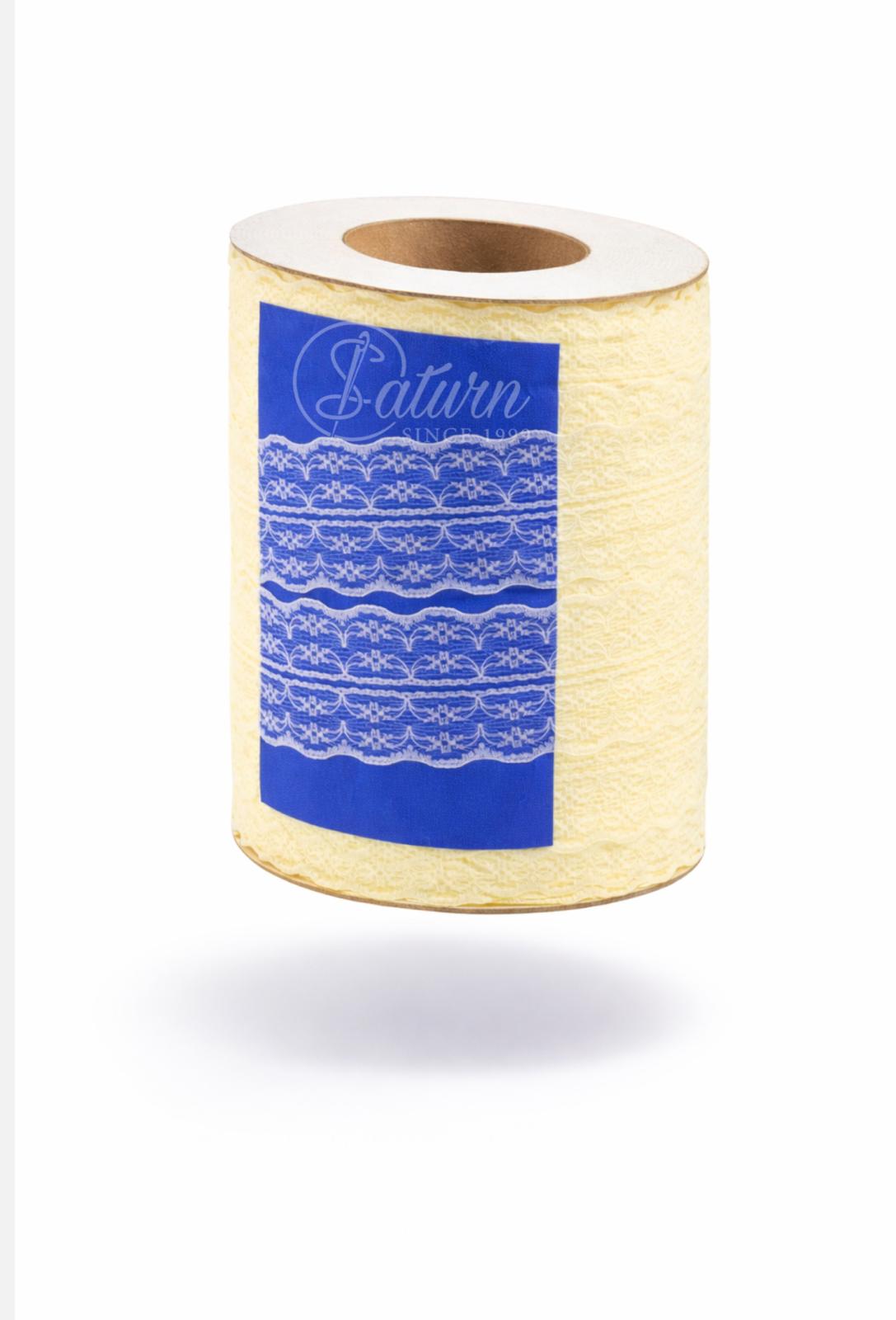 Dantela din Poliester fixa 4,5 cm – Rola 300 Yards/274Metri M(6350-1015D)