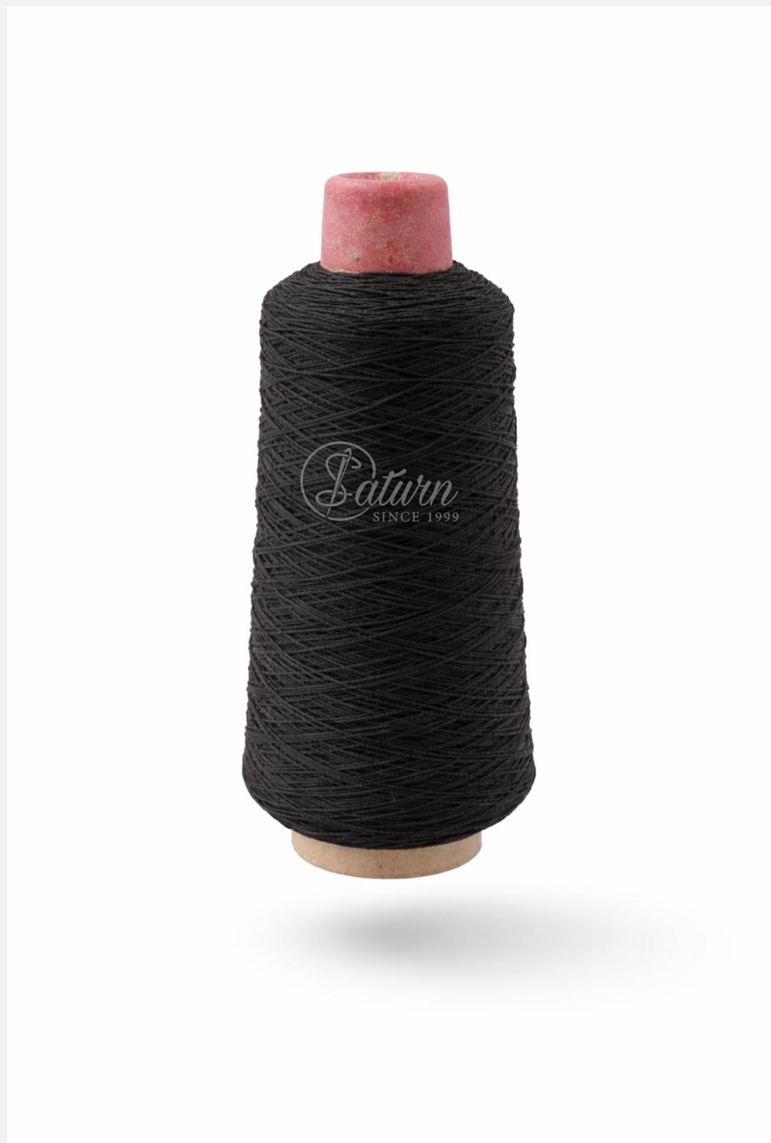 Ata Elastica pentru Încretit Materiale – 250 g / Con – Alb & Negru