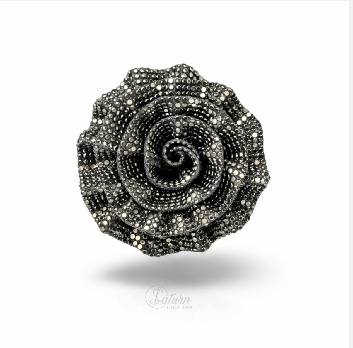 Floare Mica Cu Ștras Rotunda 3D