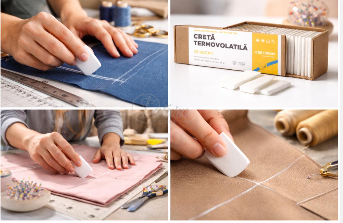 Creta Termovolatila (25buc/cutie)dispare la caldura/fier de calcat