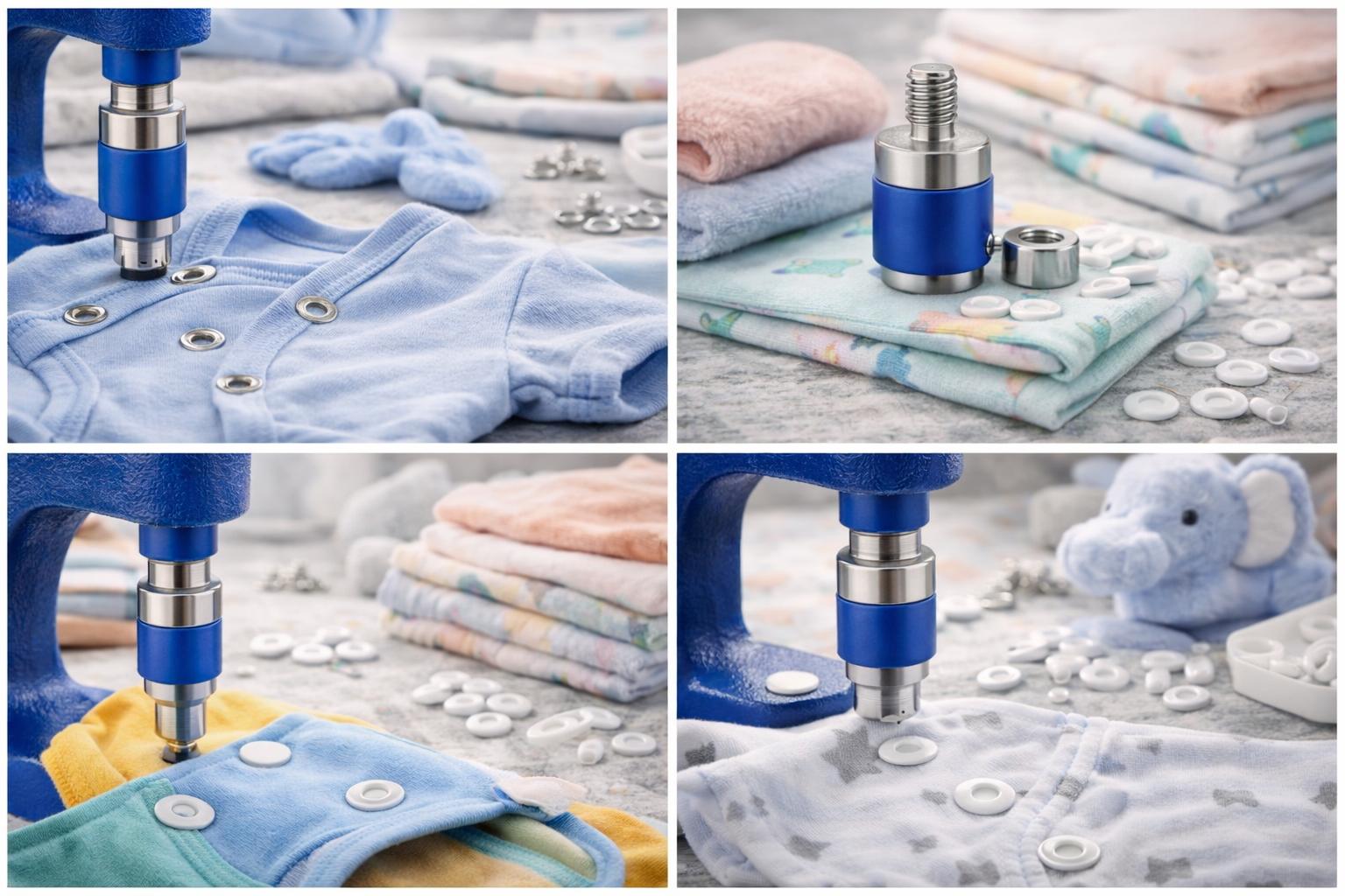 Matrita pentru capse bebelusi 8.2–10.5 mm | Poanson profesional pentru body-uri și hainute